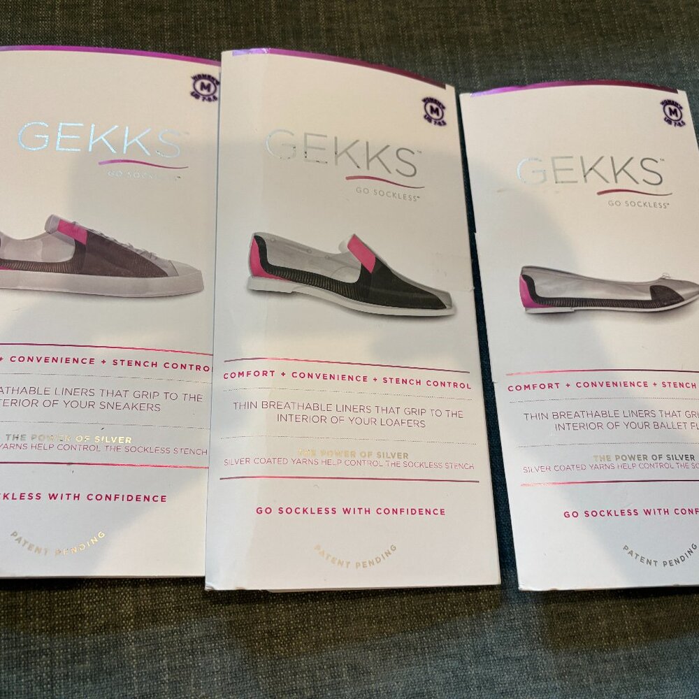 Gekks Go Sockless Set of Three